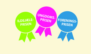 Tegnet billede af priser, foreningsprisen, ungdomsprisen, ildsjæleprisen Tegnet billede af priser, foreningsprisen, ungdomsprisen, ildsjæleprisen