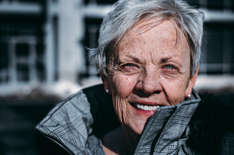 Billede af ældre dame