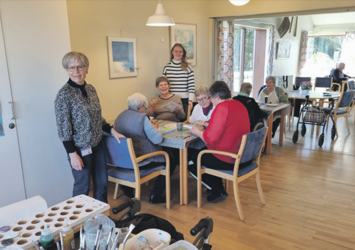 Hygge med de frivillige