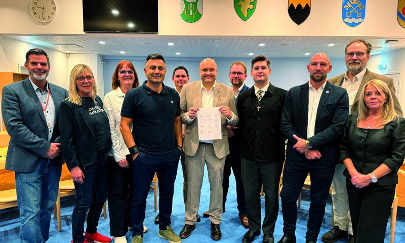 Budget 2027 er indgået mellem Venstre, Det Konservative Folkeparti, Liberal Alliance, Dansk Folkeparti, Danmarksdemokraterne og Githa Nelander, Udenfor Parti. Foto: Næstved Kommune