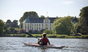 Kajakroer ved Gavnø slot Kajakroer ved Gavnø slot