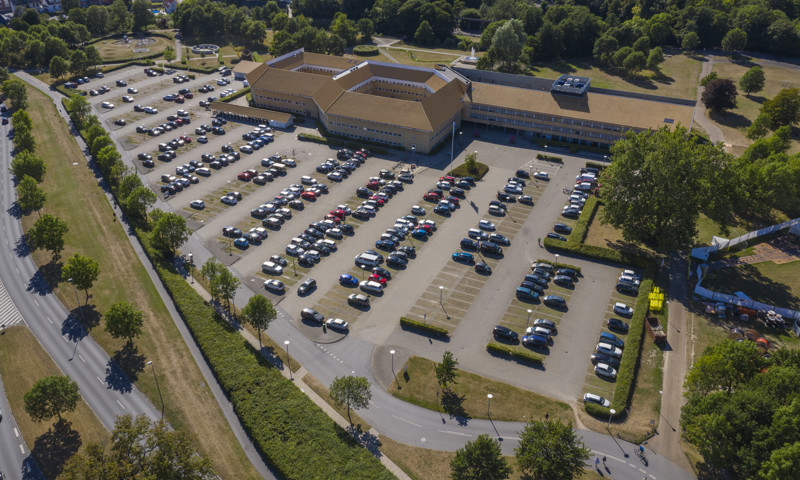 Dronebillede af Rådmandshaven  Dronebillede af Rådmandshaven