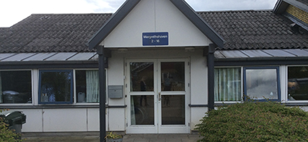 Hovedindgang til Margrethehaven