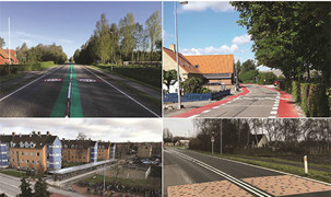Forside af en pjece som hedder "Trafikplan" Forside af en pjece som hedder "Trafikplan"