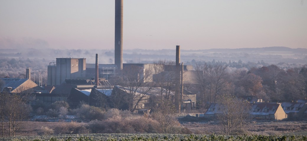 Industriområde i Fensmark