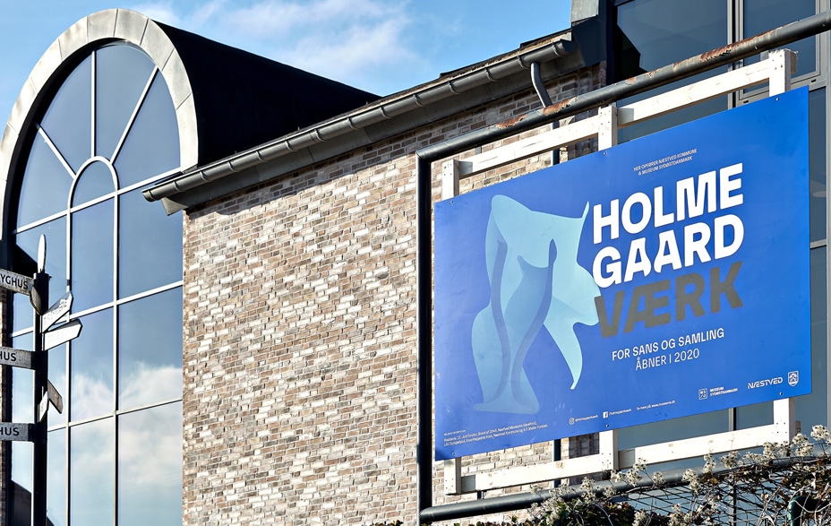 Billedet fra Holmegaard Værk, facade