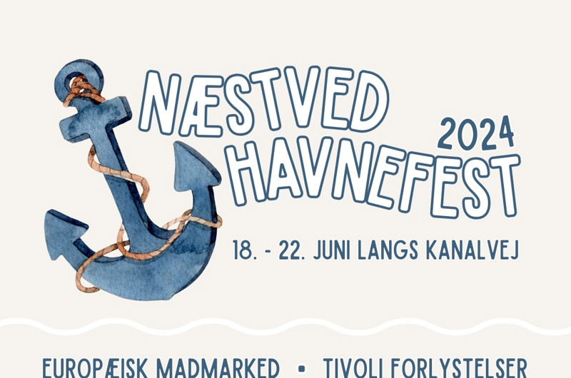 Flyer for Næstved havnefest 2024