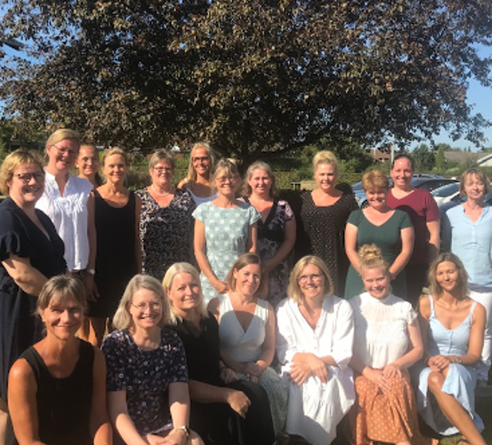 Fælles billede af Næstved Kommunes sundhedsplejersker