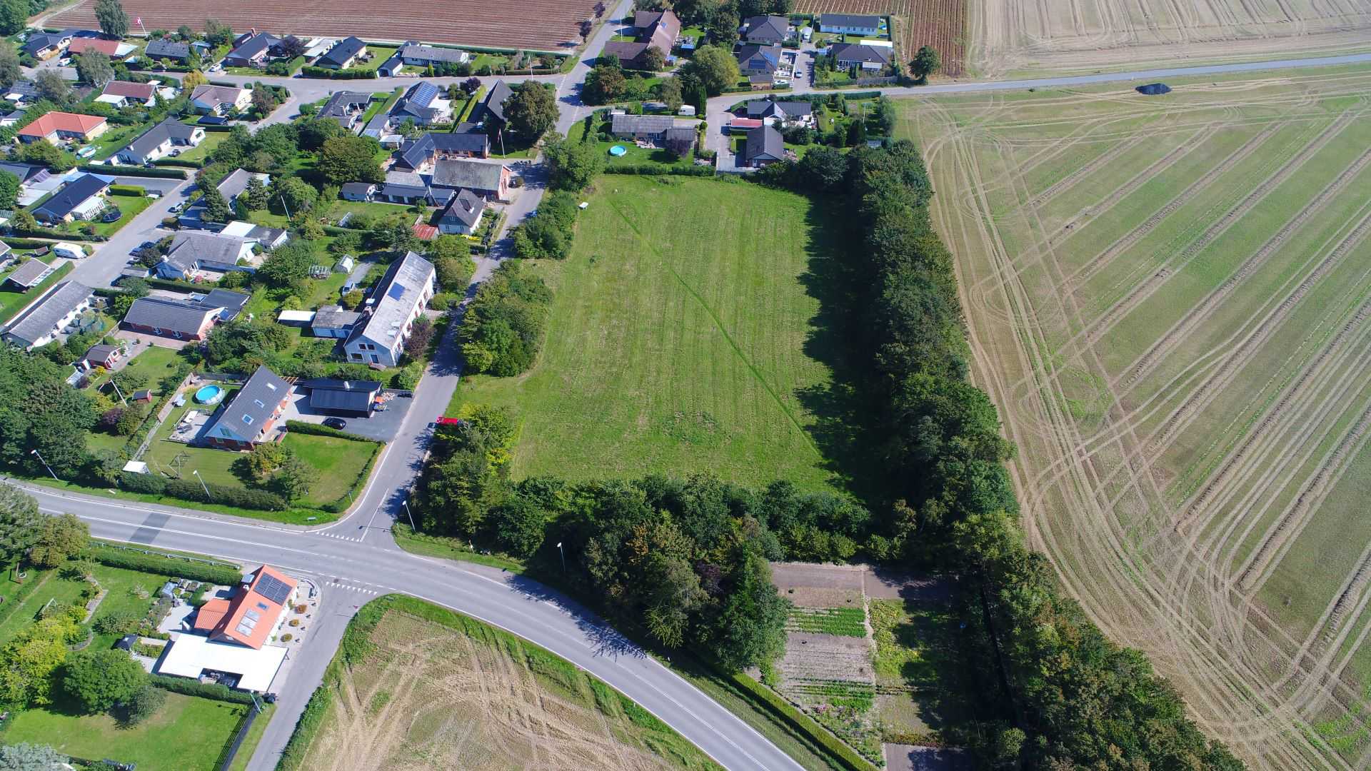 Dronefoto ølsevej i sandby 2