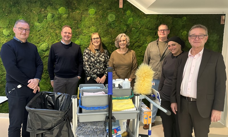 Personer fra Kongsvang Cleaning & Facility A/S og Næstved Kommune Personer fra Kongsvang Cleaning & Facility A/S og Næstved Kommune