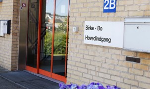 Birke Bo Indgangsparti Birke Bo Indgangsparti