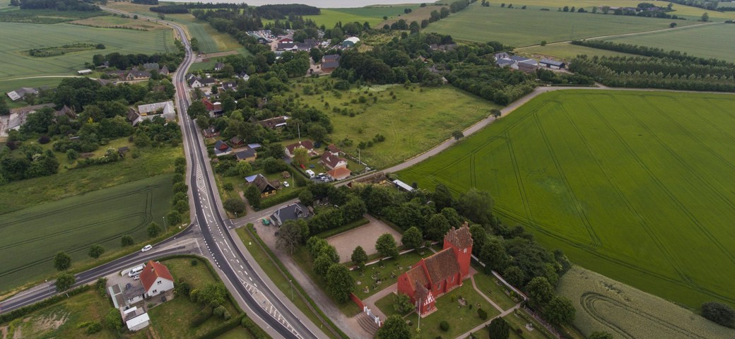 Dronefoto Af Vester Egesborg