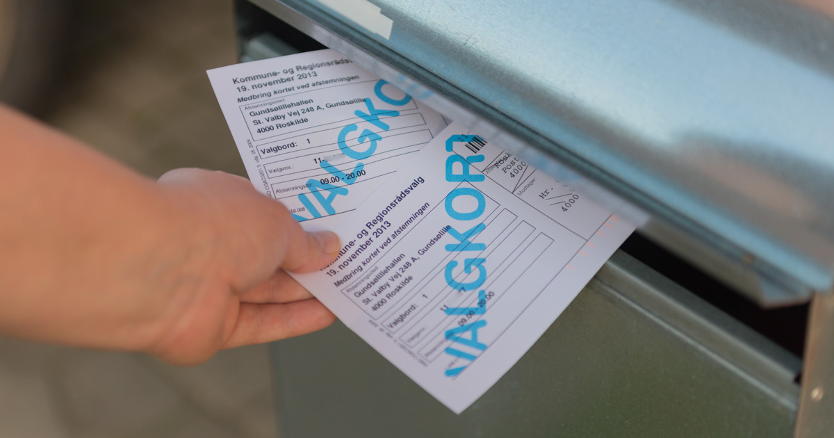 Medbring dit valgkort på valgdagen | Næstved Kommune