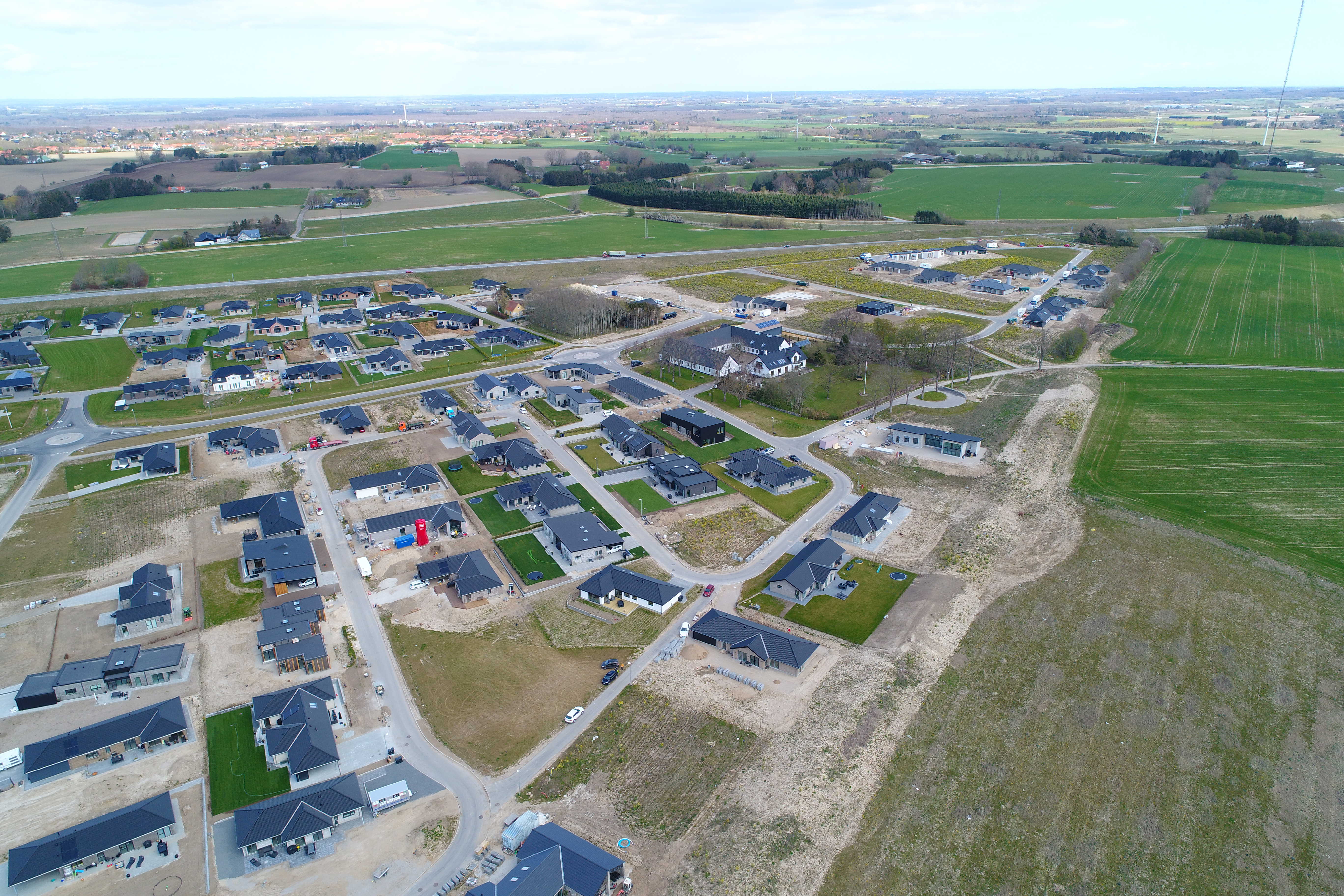Dronebillede fra Kærsagrene