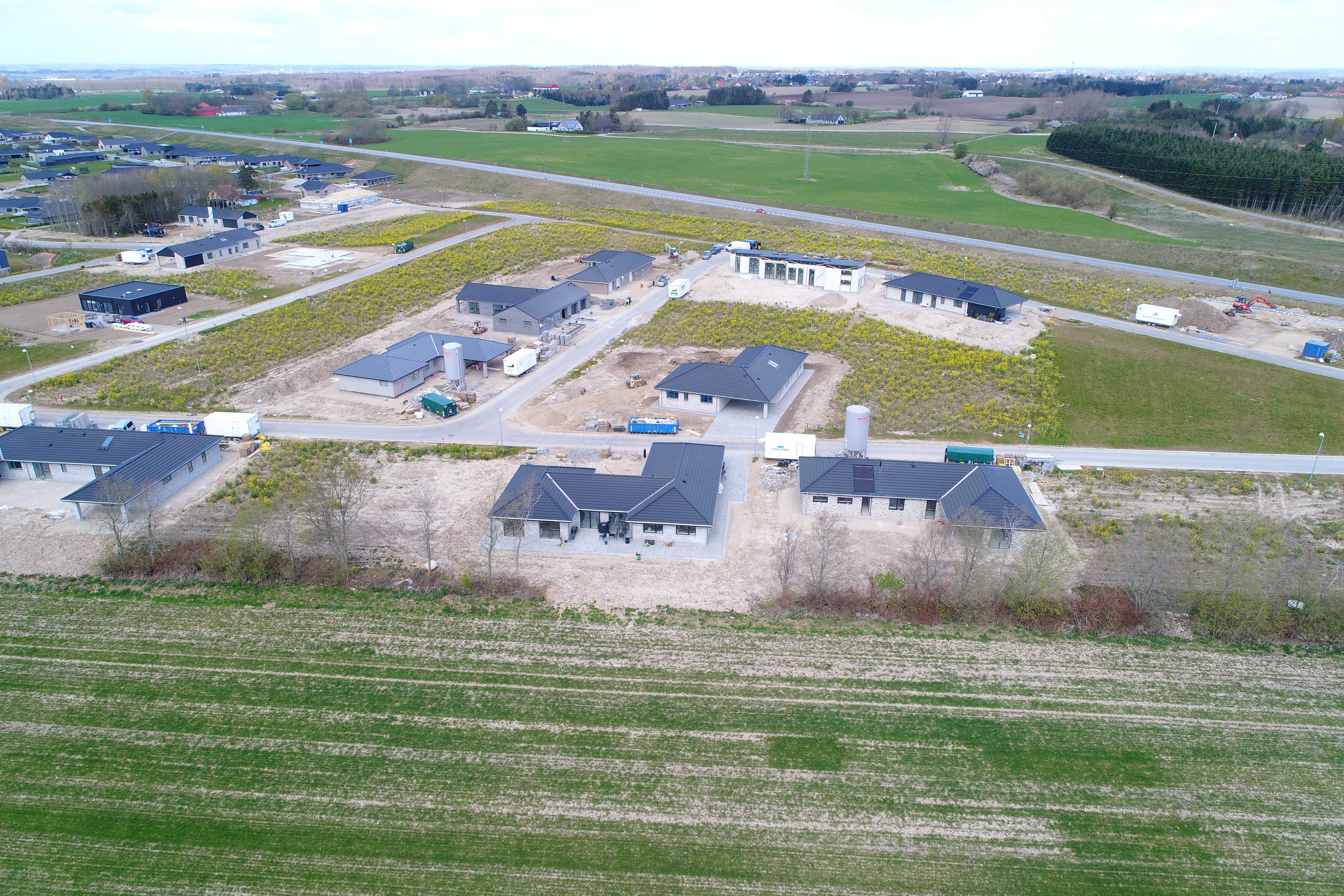 Dronebillede fra Kærsagrene