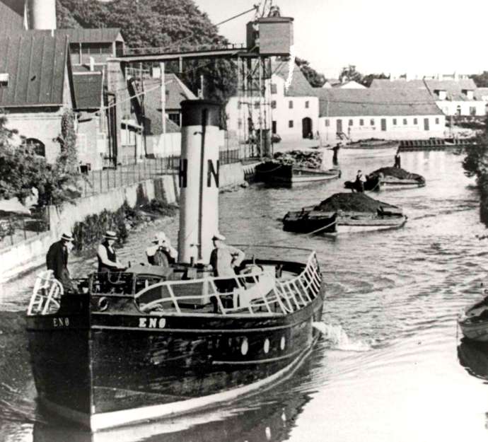 Pramme i Næstved havn