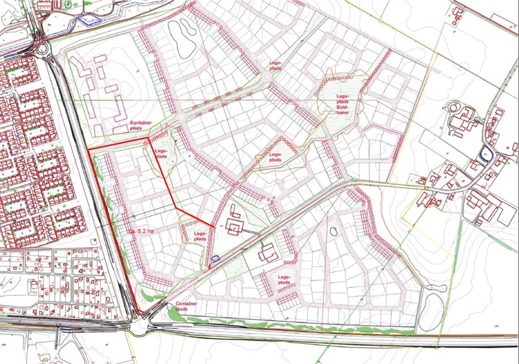 Rids af kommende boligudstykning ved Englebjergvej i Næstved i 2022