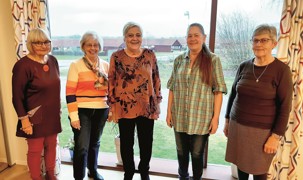 Det nye aktivitetsudvalg i Distrikt Nord: Susanne Rasmussen, Anne Lise Egelykke, Tove Larsen og Ellen Klintø Det nye aktivitetsudvalg i Distrikt Nord: Susanne Rasmussen, Anne Lise Egelykke, Tove Larsen og Ellen Klintø