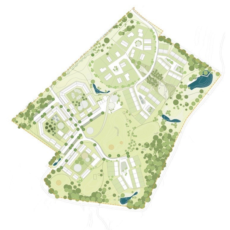 Illustrationskort Boligområde Ved Glumsø Sø