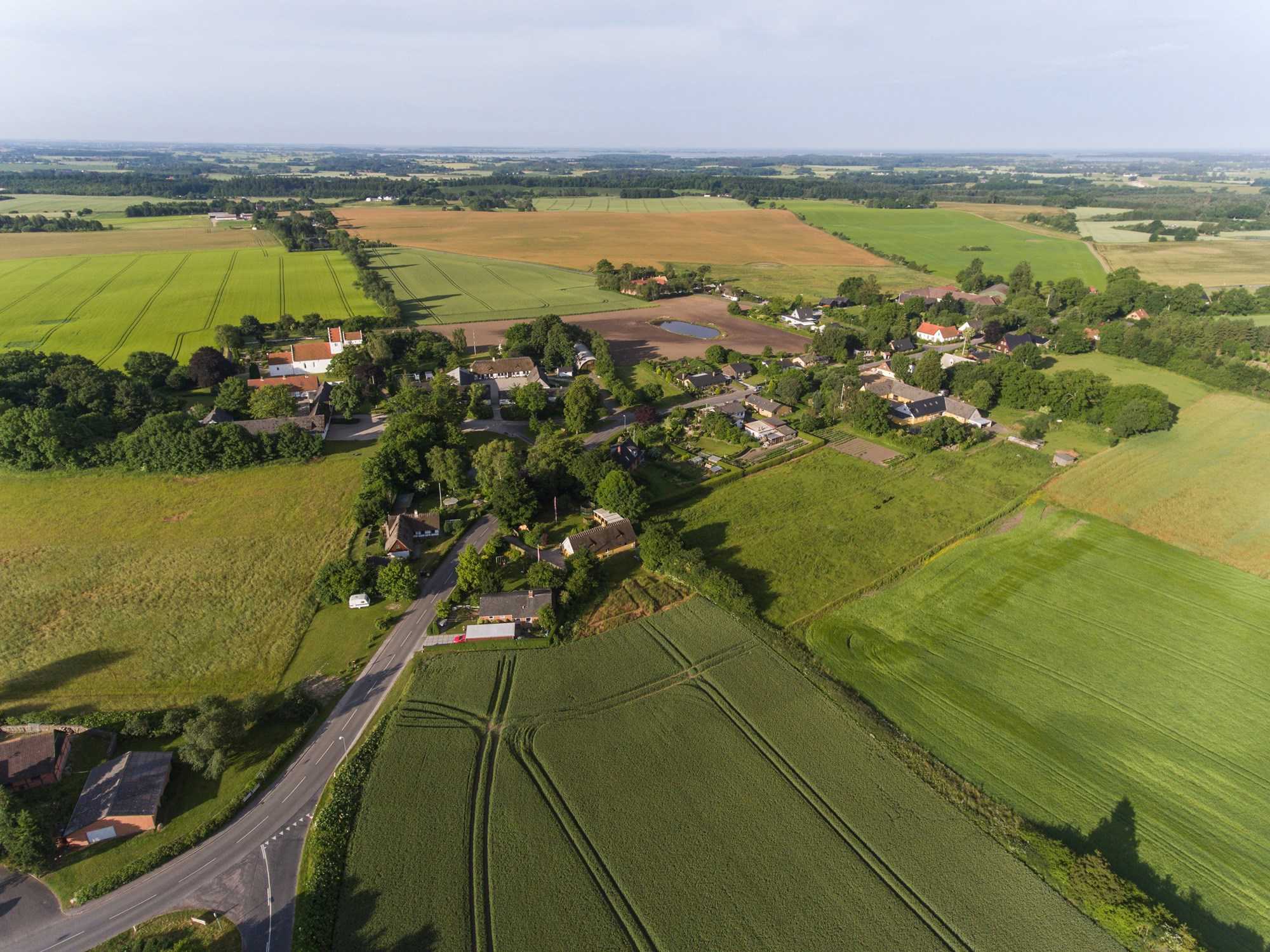 Dronefoto Af Næstelsø